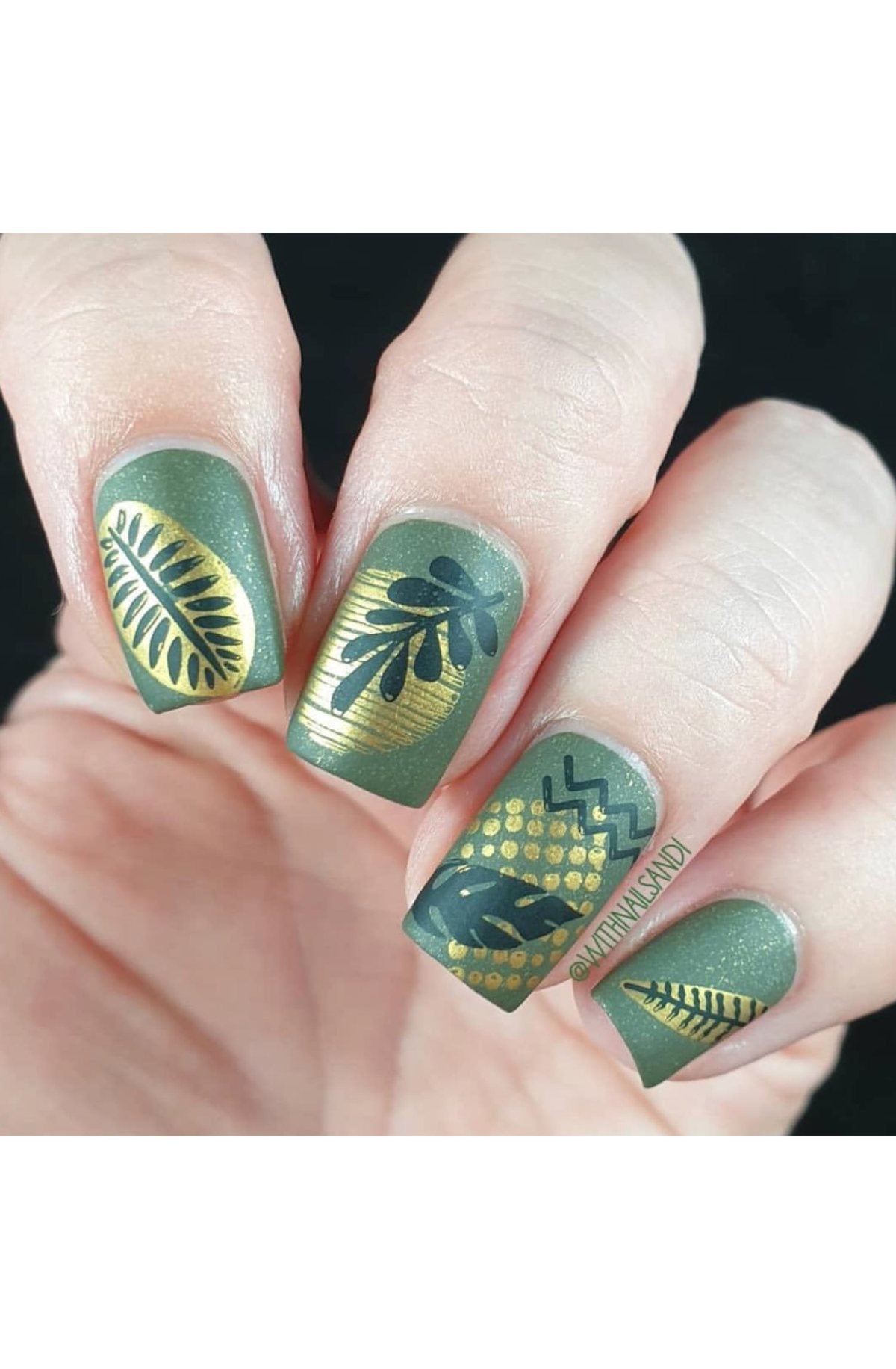 Modern Tropical - Uber Chic Mini Stamping Plate