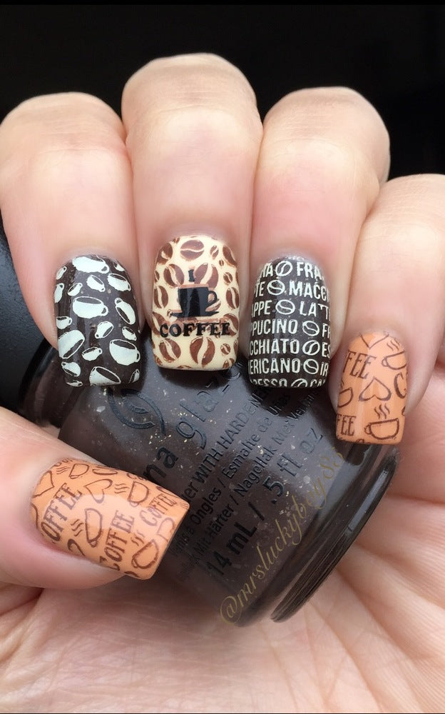 Coffee Addict - Uber Chic Mini Stamping Plate Secondary image