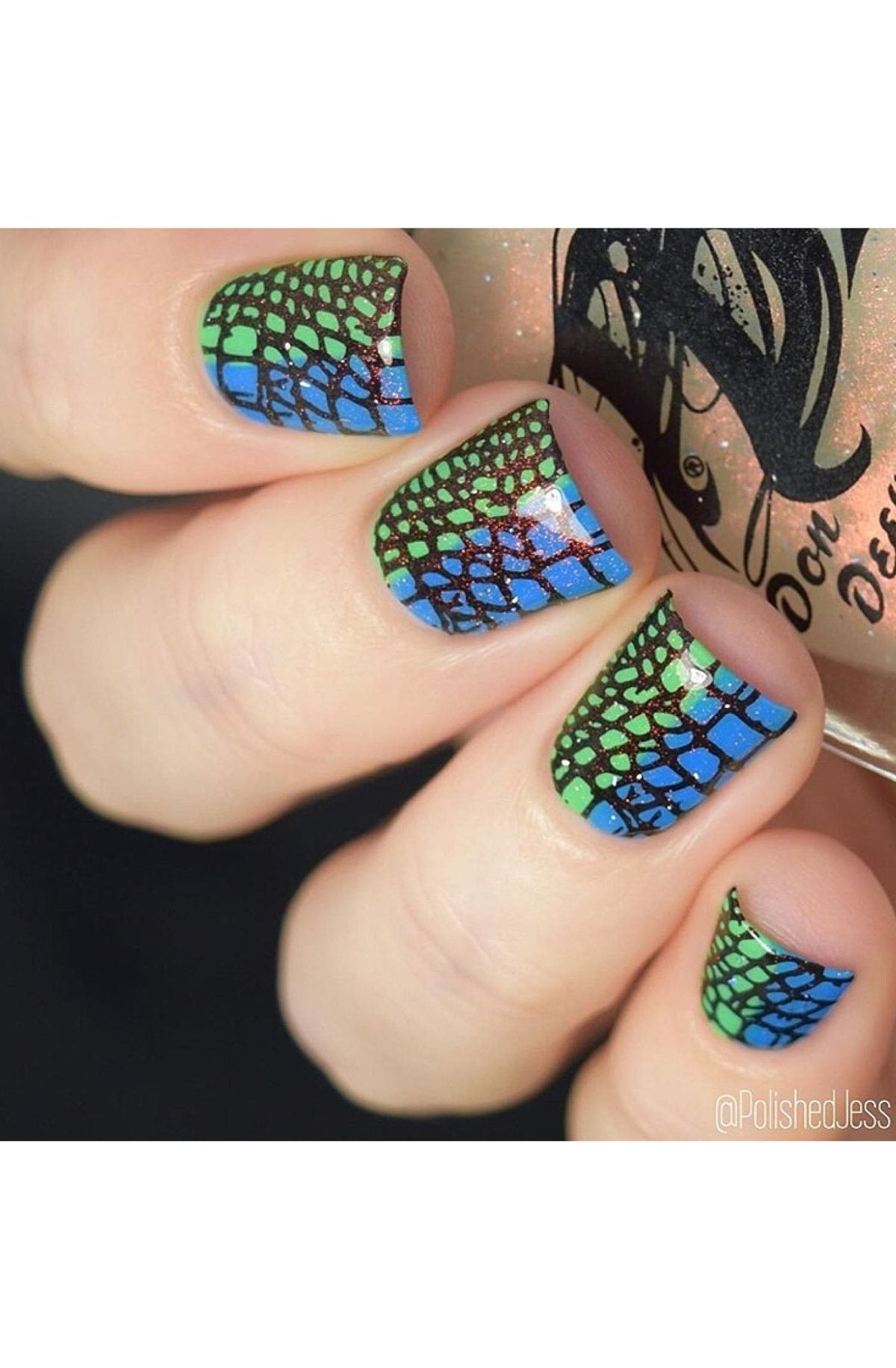 Wild Luxury: Cold Blooded - Uber Chic Stamping Plate