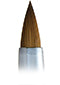 Pointed 3d Kolinsky Gel Art Brush #6 - Bristles length: 10mm Tapered from 5mm. Akzentz Art Brushes Secondary image