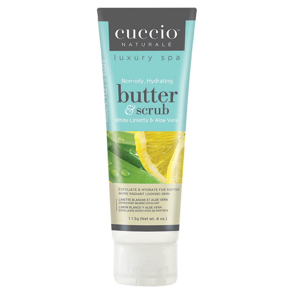 Cuccio White Limetta & Aloe Vera Butter & Scrub - 4oz Main image