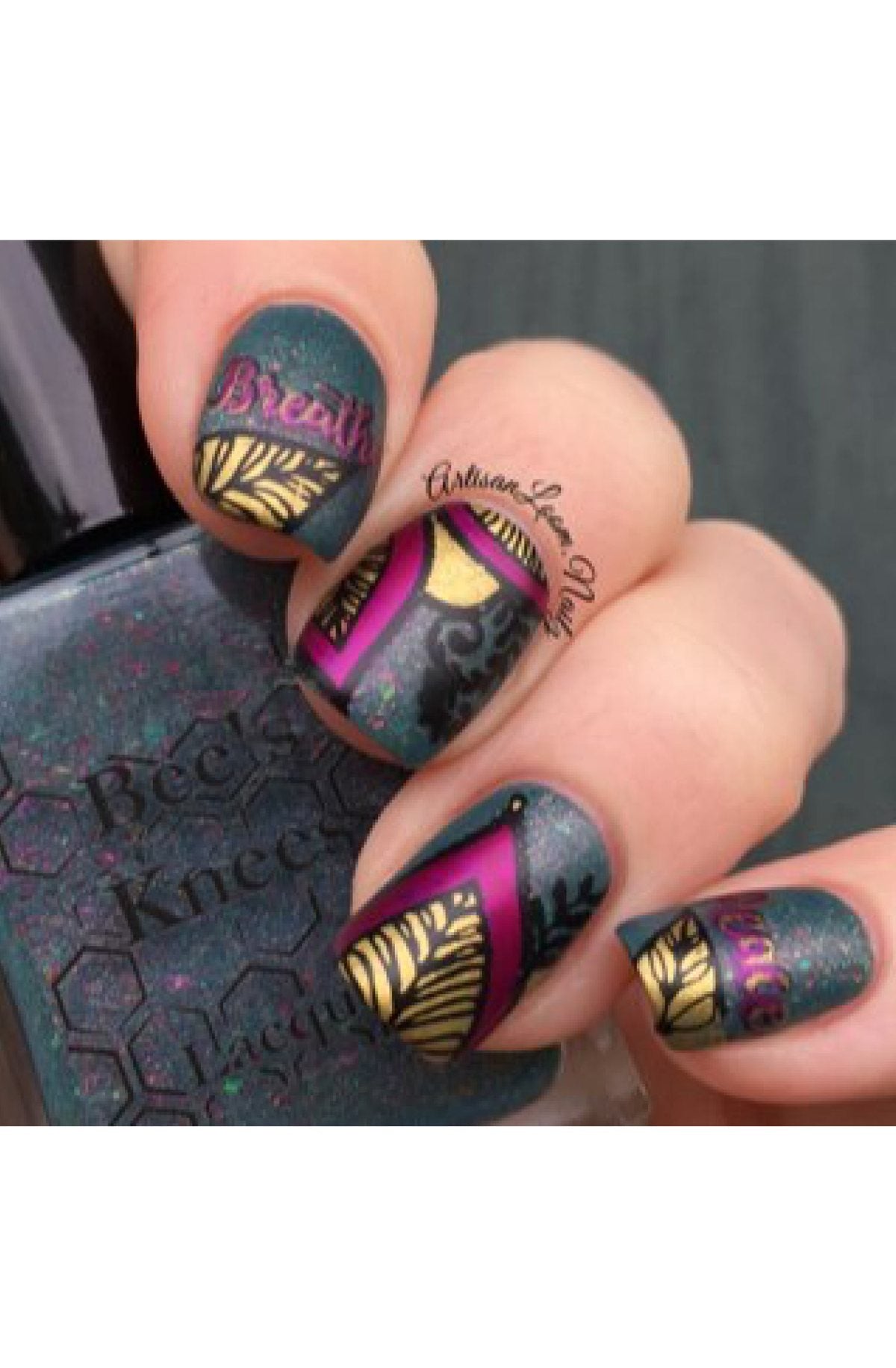 Mandala Love - Uber Chic Mini Stamping Plate