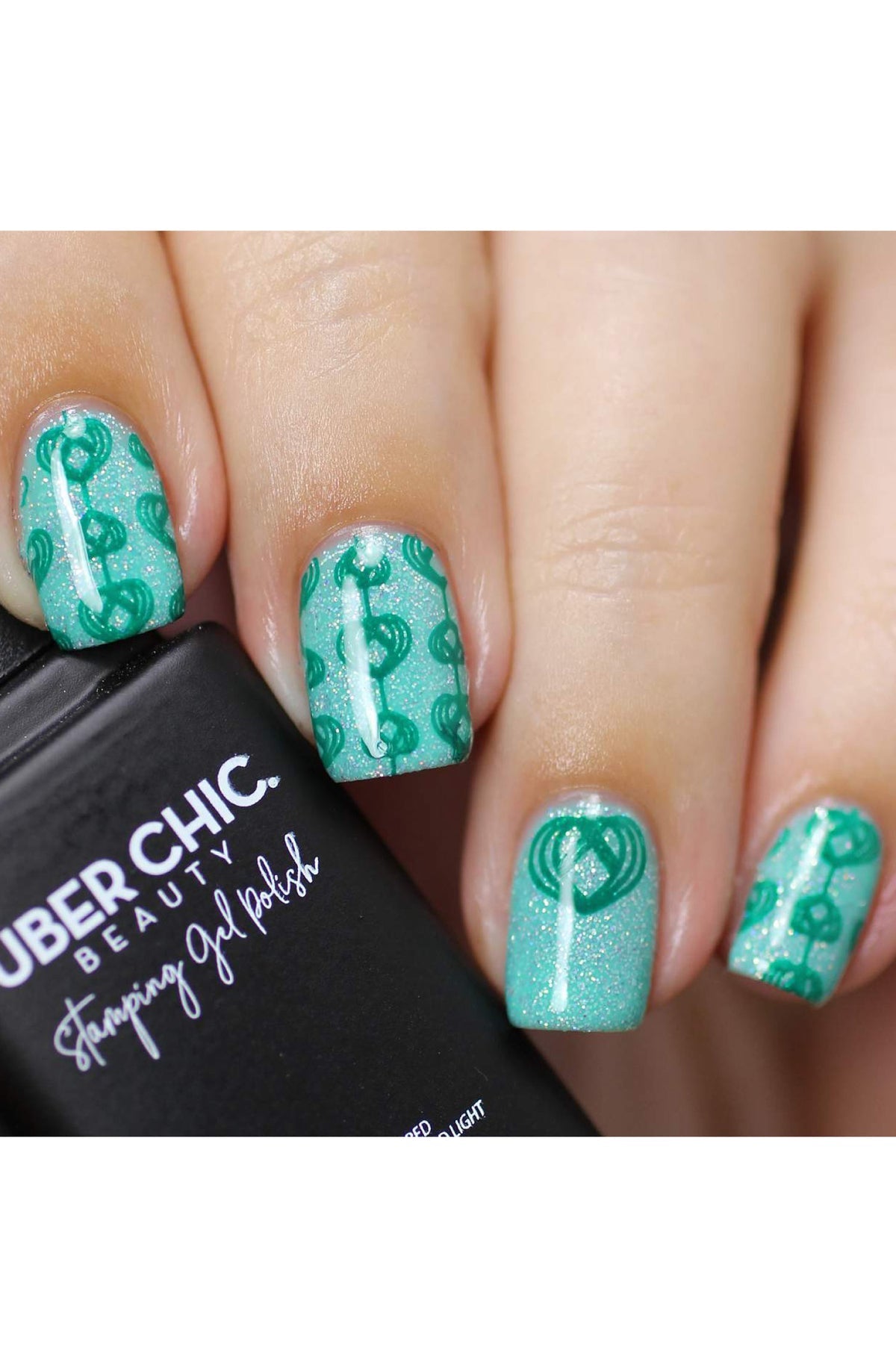 Green Come True - Stamping Gel Polish - Uber Chic 12ml Secondary image