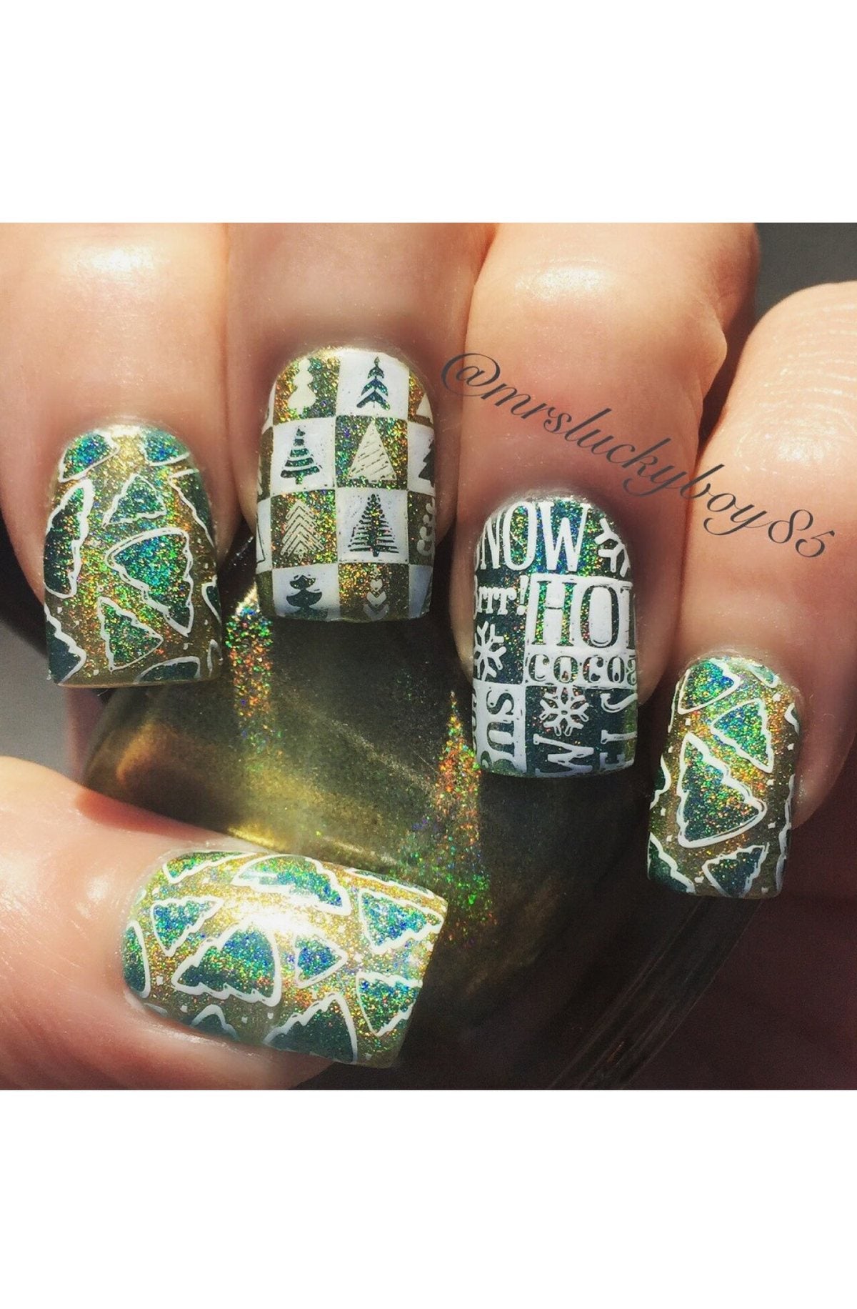 Holiday Spirit / Christmas 1 - Uber Chic Stamping Plate