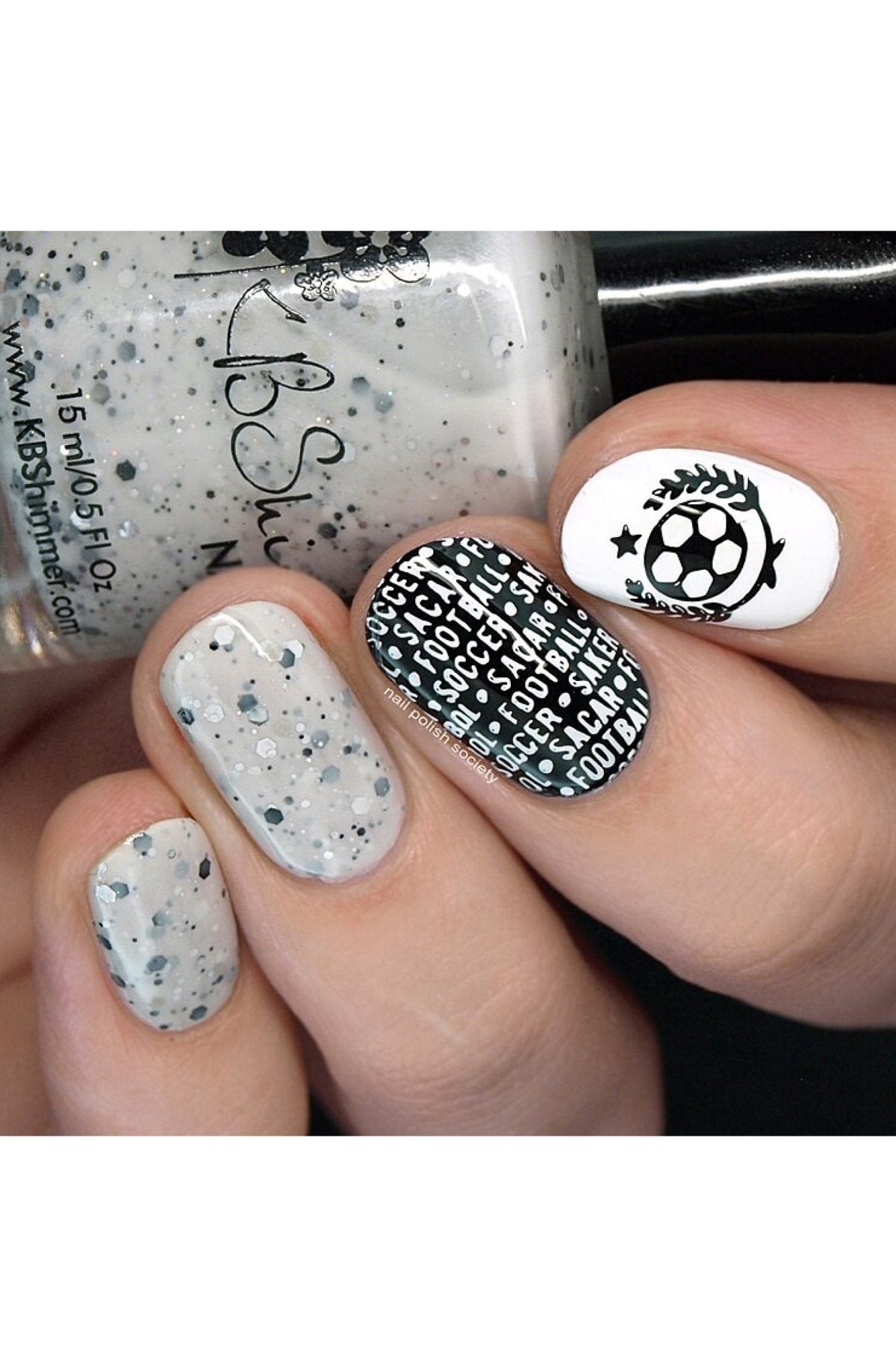 Soccer Love - Uber Chic Mini Stamping Plate