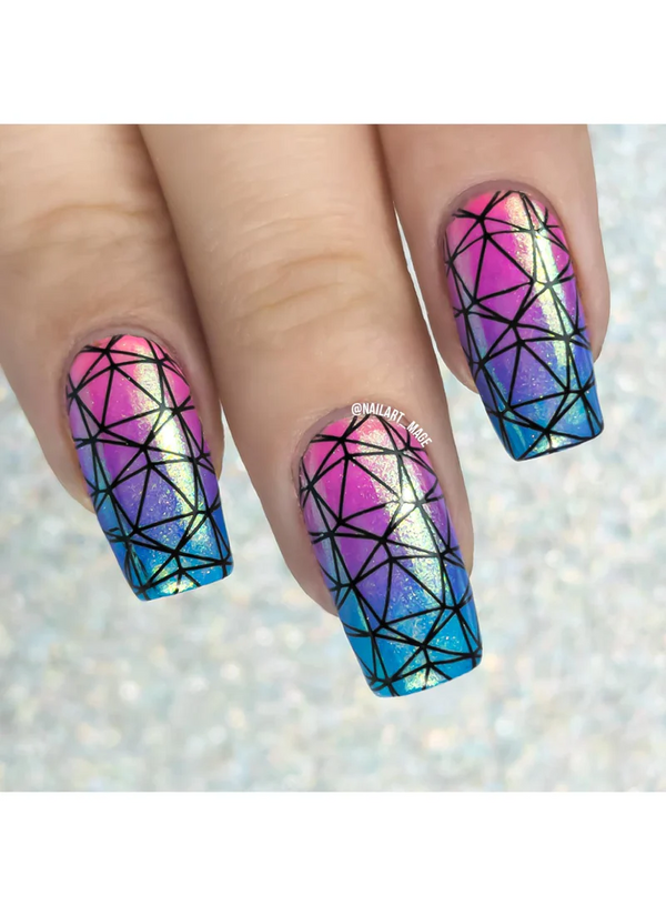 Luxe In Lines -  Uber Chic Stamping Plate