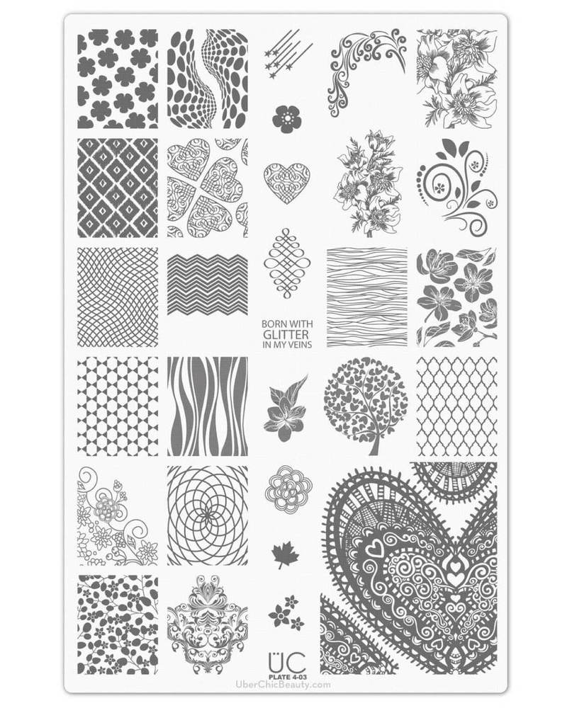 Collection 4 - Uber Chic Stamping Plates