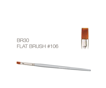 Flat Gel Brush #106 - LuvNailz