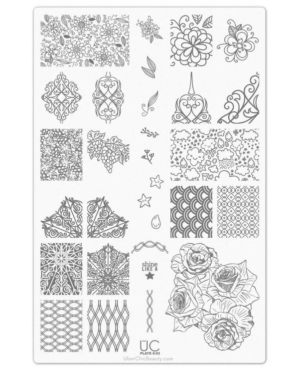 Collection 8 - Uber Chic Stamping Plates