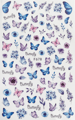 Pasties - Lavender & Blue Butterfly # 678