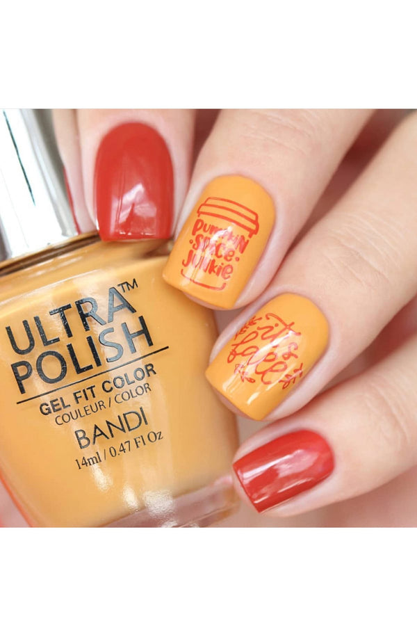 Hello Fall & Pumpkin Spice - Uber Chic Mini Stamping Plate