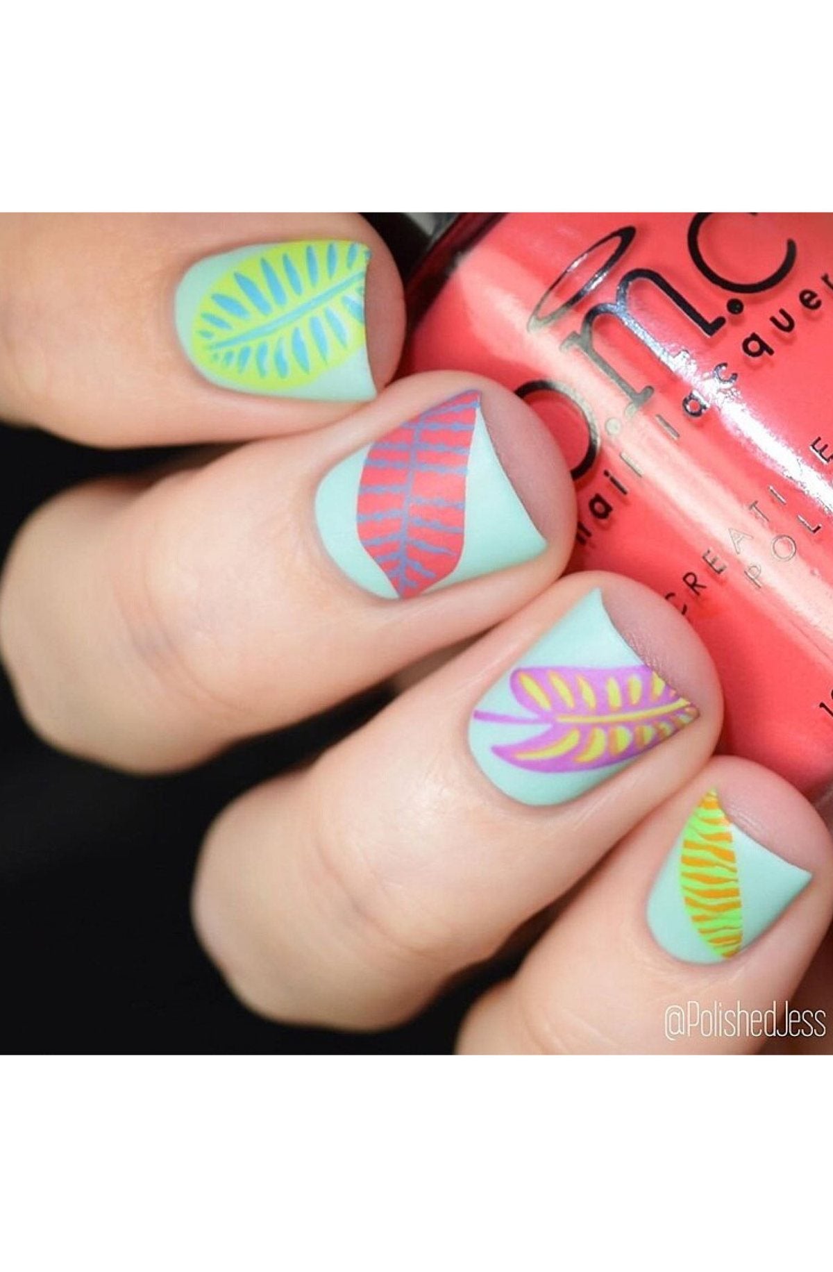 Modern Tropical - Uber Chic Mini Stamping Plate