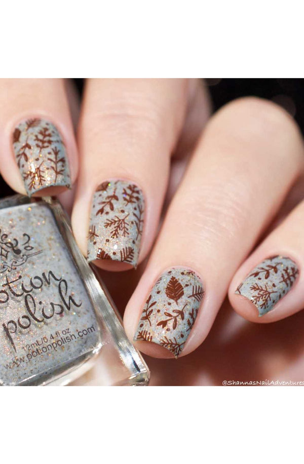 Lovely Leaves 2 - Uber Chic Stamping Plate
