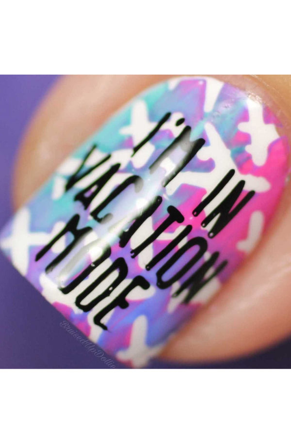 Vacation Mode - Uber Chic Stamping Plate