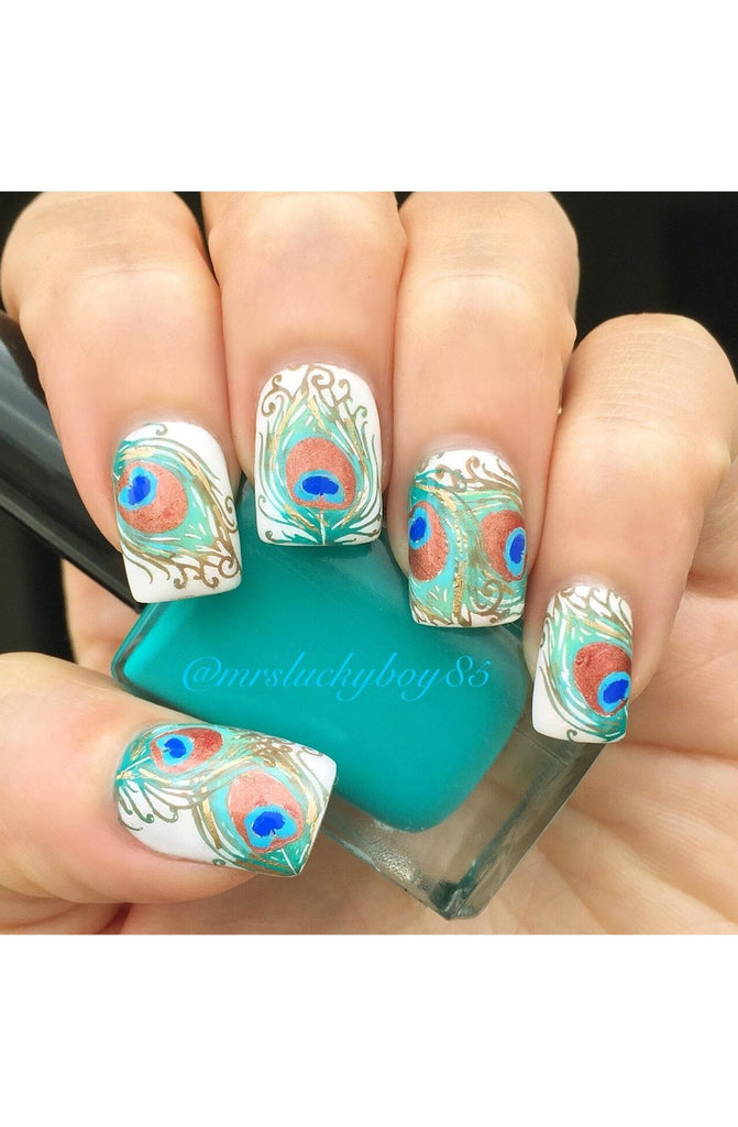 Fabulous Feathers - Uber Chic Mini Stamping Plate