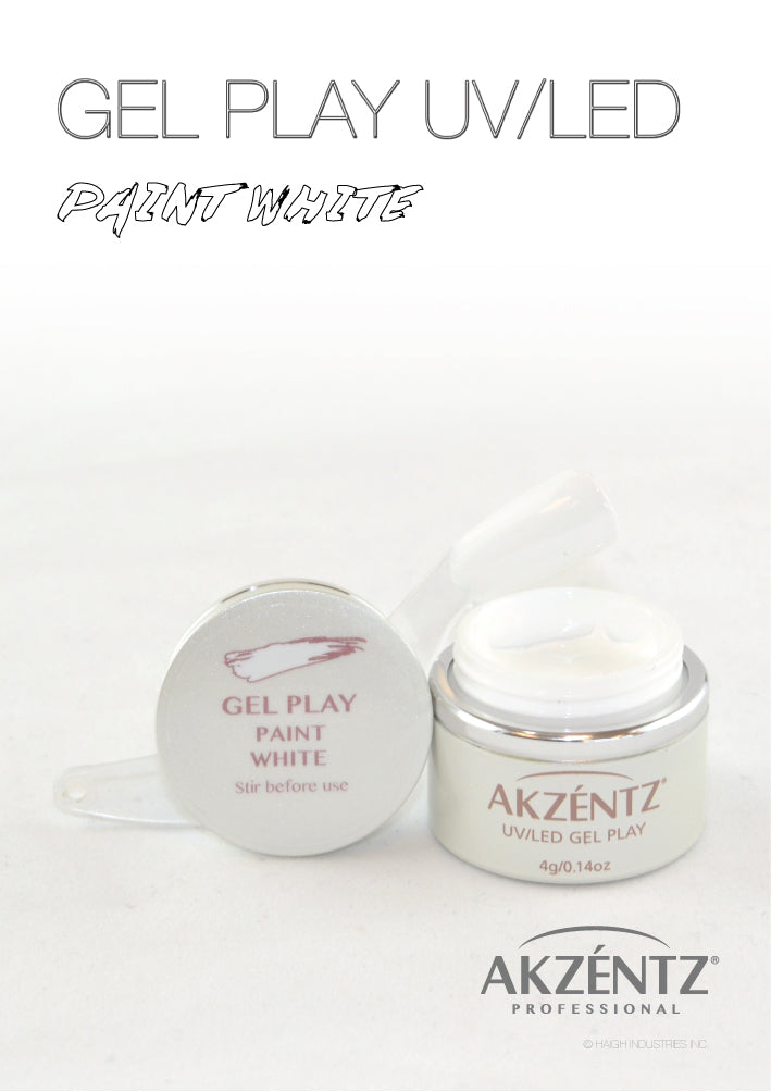 Paint White - Akzentz Gel Play UV/LED