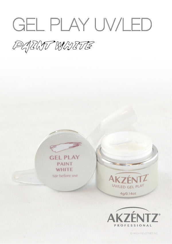 Paint White - Akzentz Gel Play UV/LED