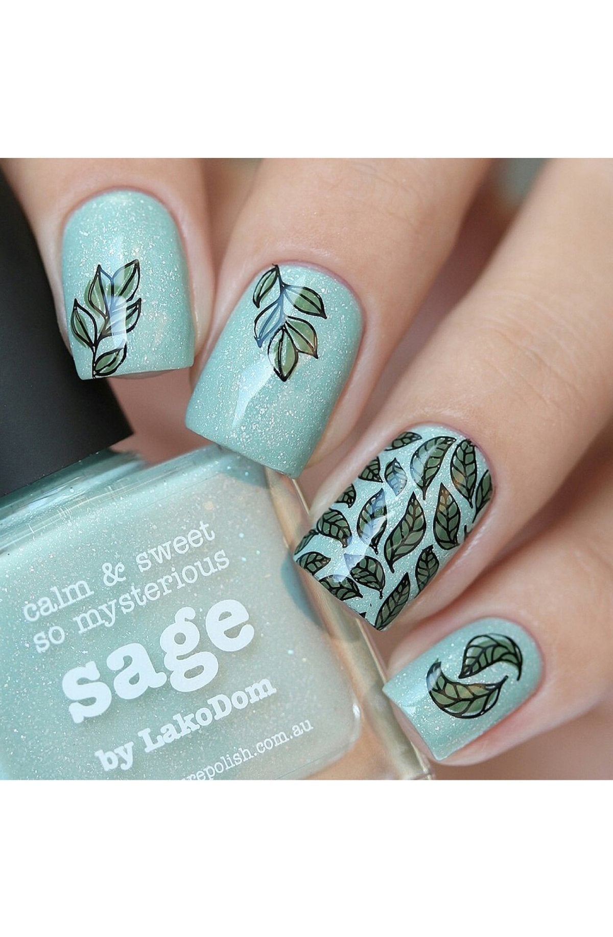 Lovely Leaves 2 - Uber Chic Stamping Plate