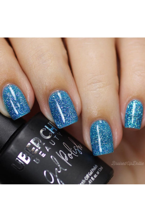 I'll Be Poolside - Glitter Gel Polish - Uber Chic 12ml