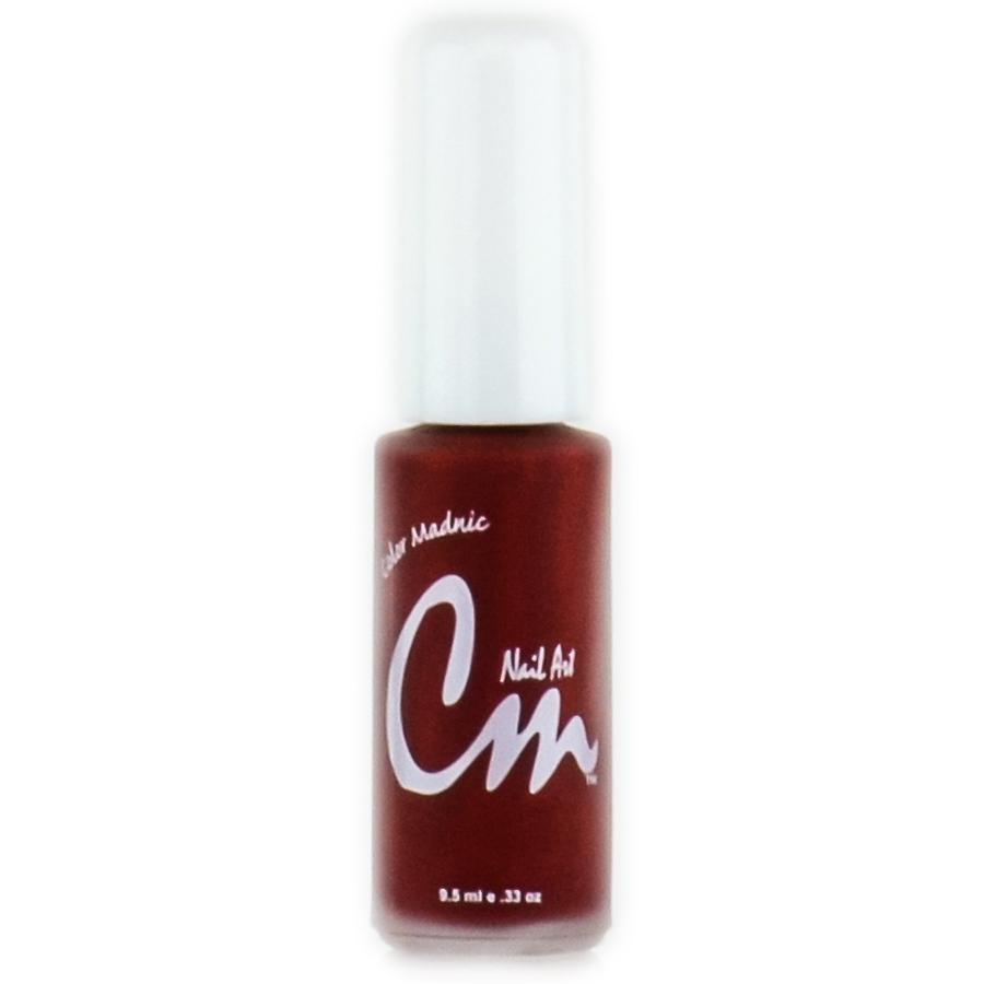 Dark Red Nail Art Paint with Striper Brush Secondary image