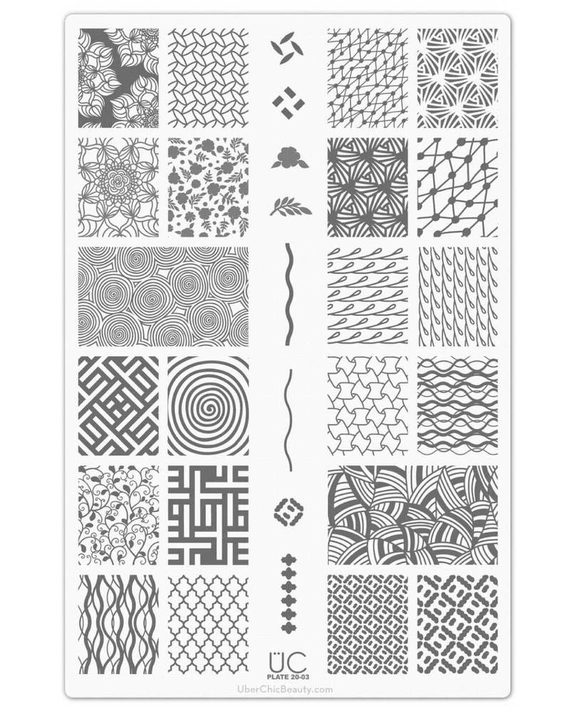 Collection 20 - Uber Chic Stamping Plates