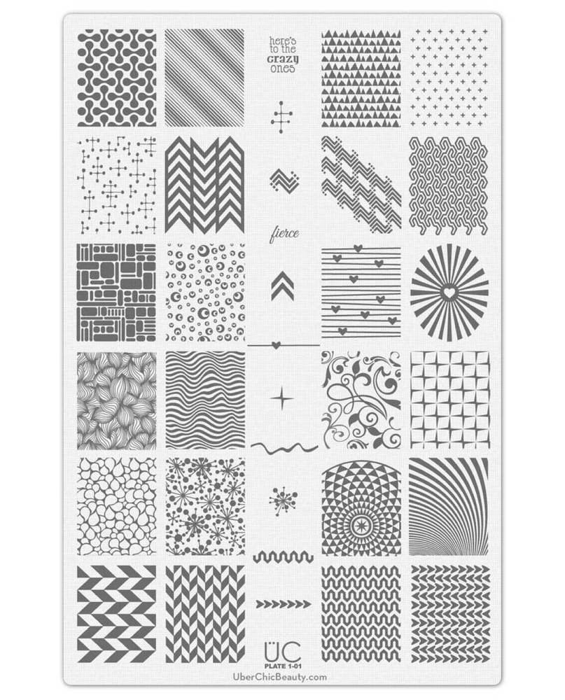 Collection 1 - Uber Chic Stamping Plates