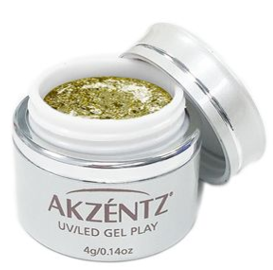 Yellow Citrine Glitz Glitter Gel - Akzentz Gel Play UV/LED