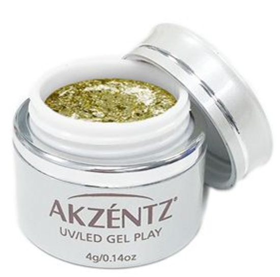 Yellow Citrine Glitz Glitter Gel - Akzentz Gel Play UV/LED Secondary image
