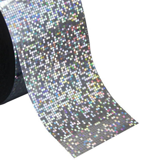 Silver Holo Grid Dots Foil #33 Main image