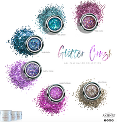 Gold Crush Glitter Gel - Akzentz Gel Play UV/LED