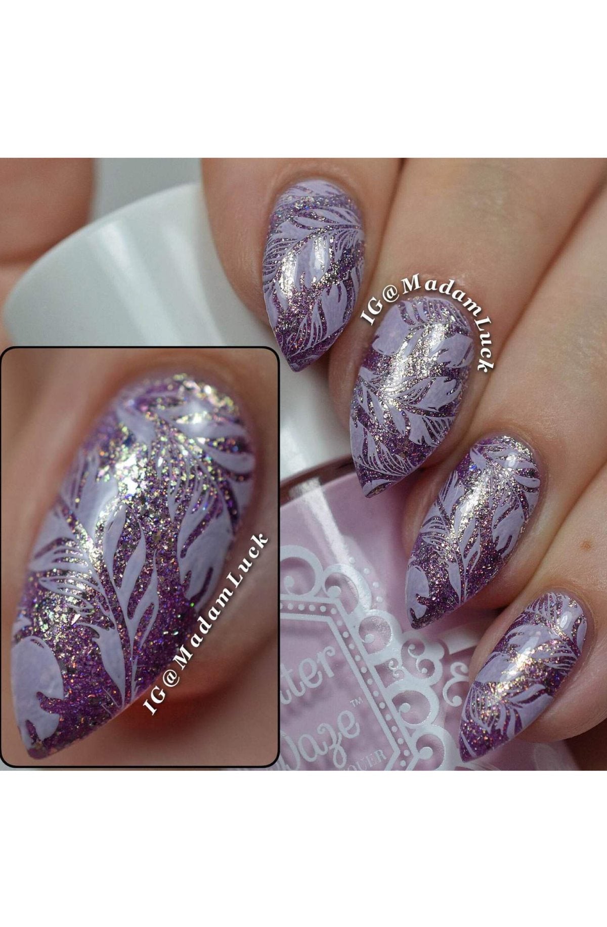 Fabulous Feathers - Uber Chic Mini Stamping Plate