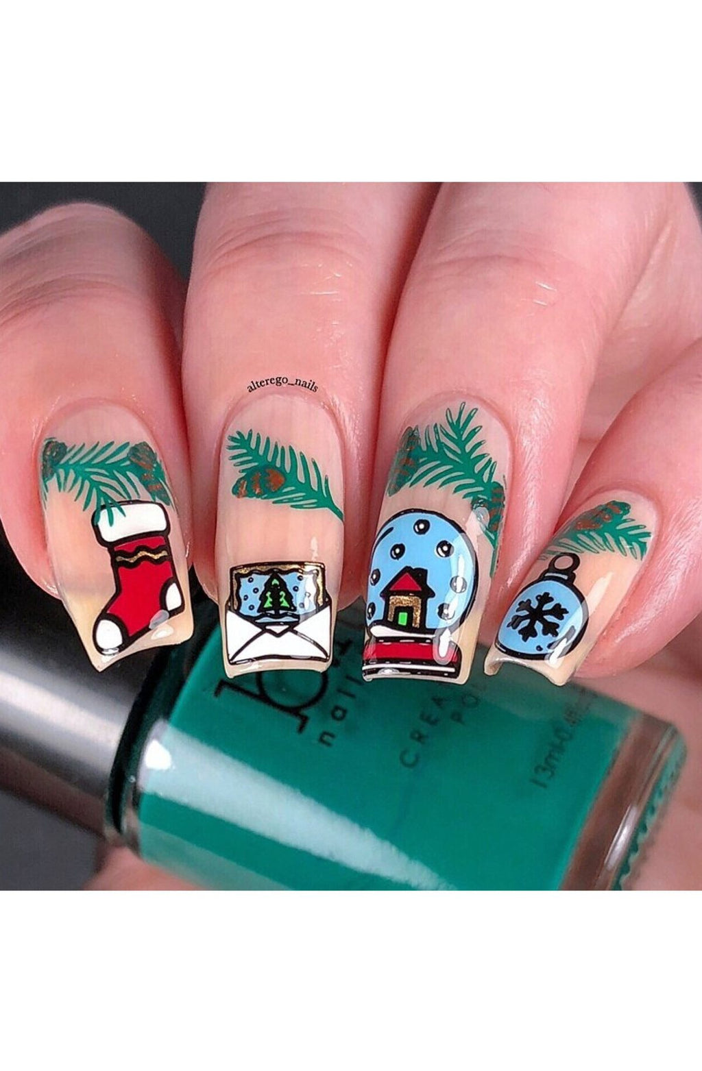 Happy Christmas - Uber Chic Stamping Plate
