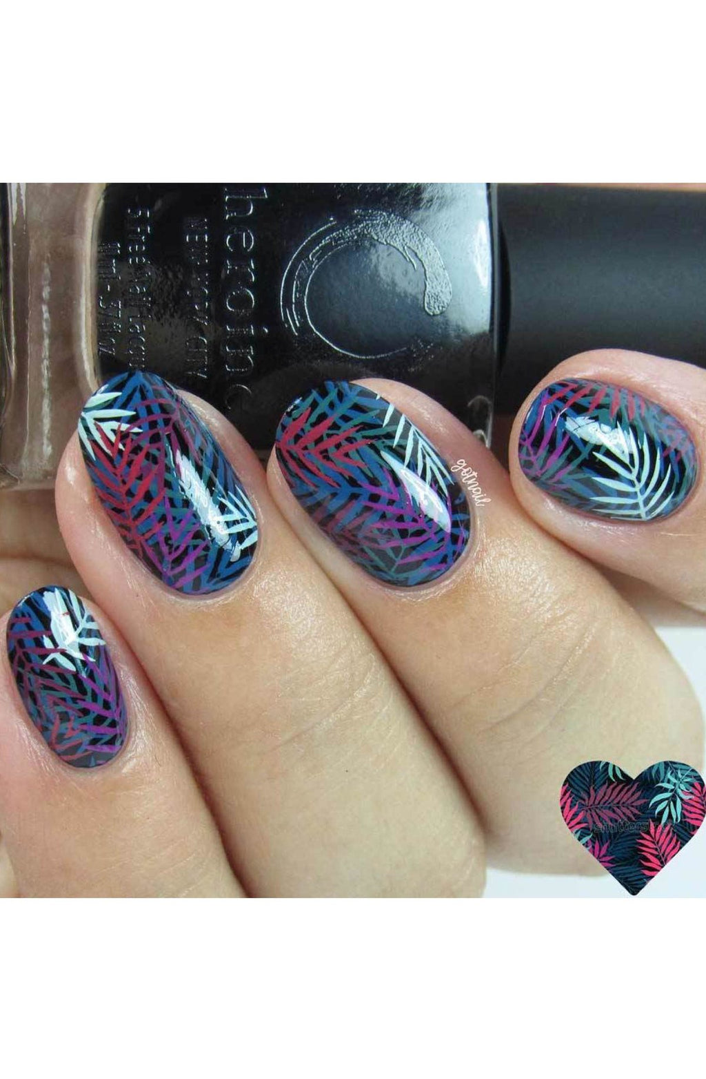 Lovely Leaves 2 - Uber Chic Stamping Plate