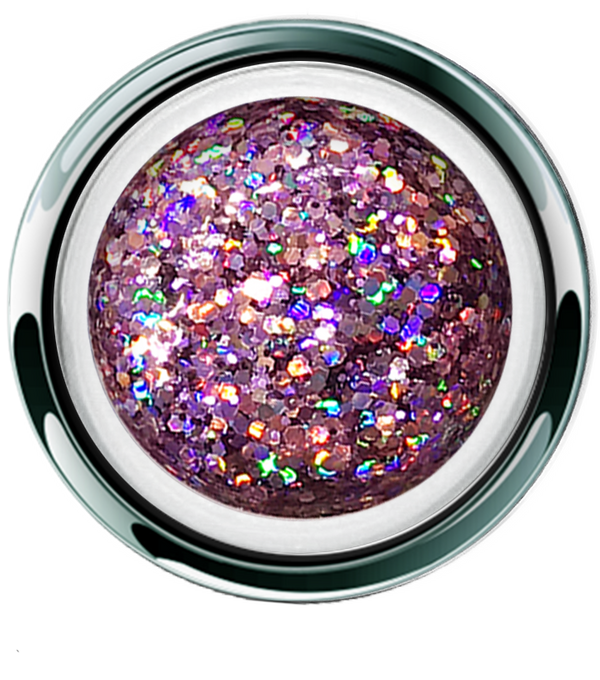 Pink Crush Glitter - Akzentz Gel Play UV/LED