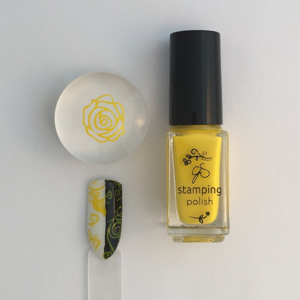 #8 You are my Sunshine Stamping Polish