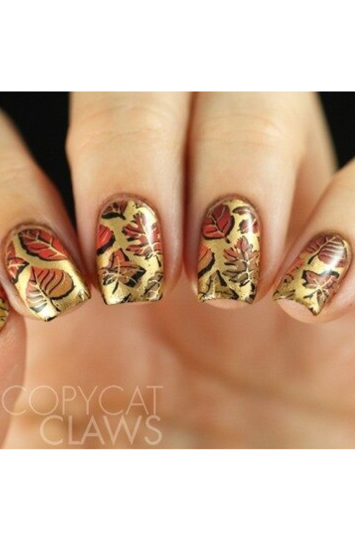 Lovely Leaves 1 - Uber Chic Stamping Plate Secondary image