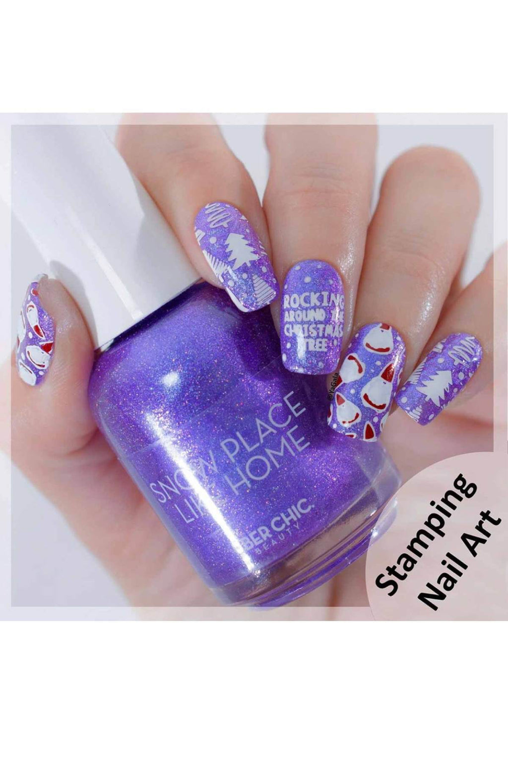 Happy Christmas - Uber Chic Stamping Plate