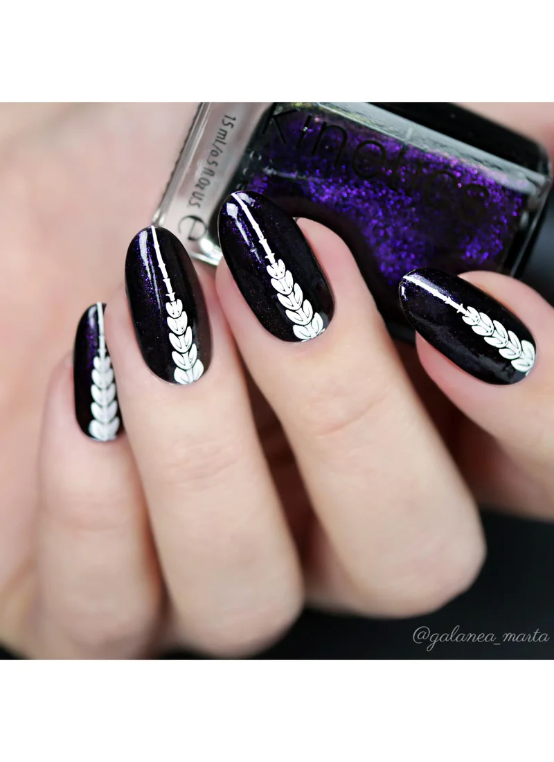 Art Deco Meets Art Nouveau Elements -  Uber Chic Stamping Plate