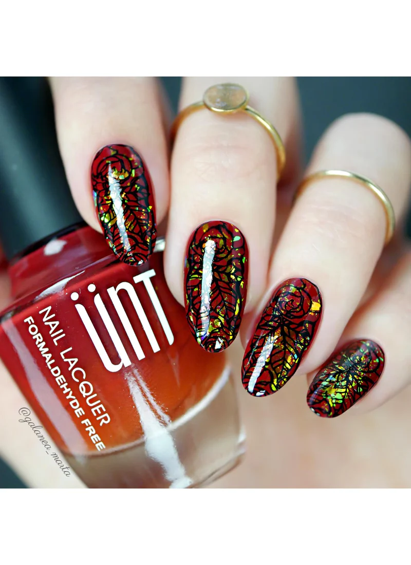 Art Deco Meets Art Nouveau Elements -  Uber Chic Stamping Plate