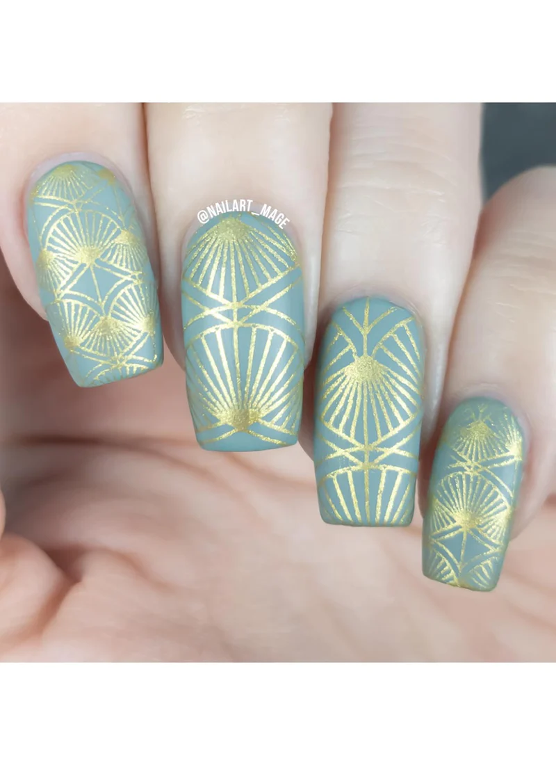Art Deco Refinement-  Uber Chic Stamping Plate