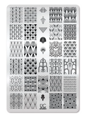 Art Deco Refinement-  Uber Chic Stamping Plate