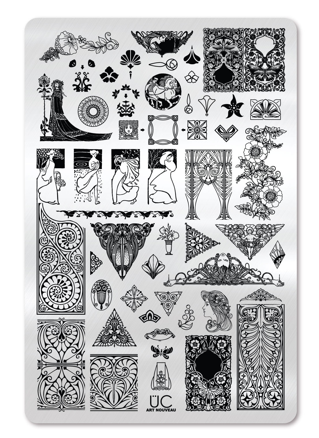 Art Nouveau -  Uber Chic Stamping Plate Main image