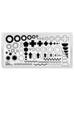 Basic Shapes 3 - Uber Chic Mini Stamping Plate