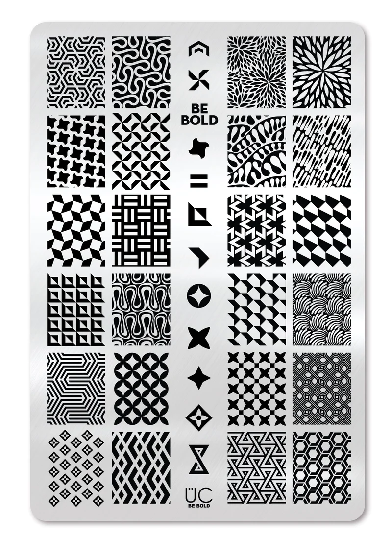 Be Bold - Uber Chic Stamping Plate Main image