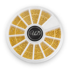 Gold Clear as Mud Multi-Size Pack Caviar Bullion Beads