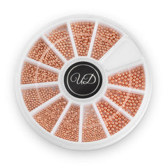 Rose Gold Clear as Mud Multi-Size Caviar Pack Bullion Beads