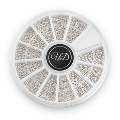 Silver Clear as Mud Multi-Size Pack Caviar Bullion Beads