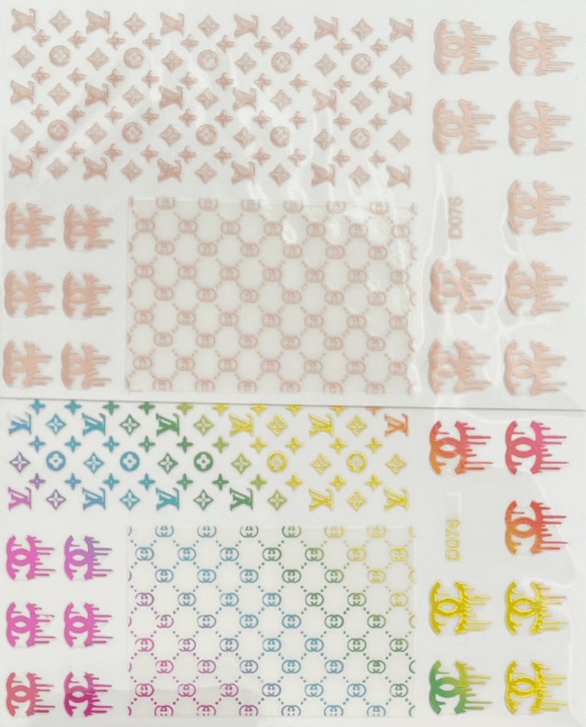 Pasties - Logo CC Rainbow & Rose Gold Main image