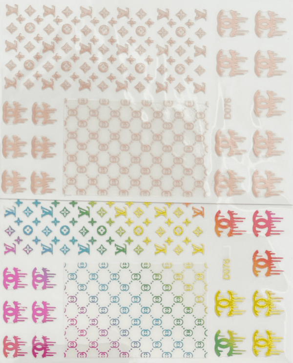 Pasties - Logo CC Rainbow & Rose Gold