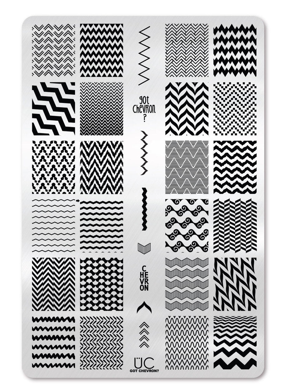 Got Chevron - 01 - Uber Chic Stamping Plate Main image